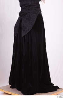  Photos Woman in Historical Dress 95 19th century black skirt historical clothing lower body 0006.jpg